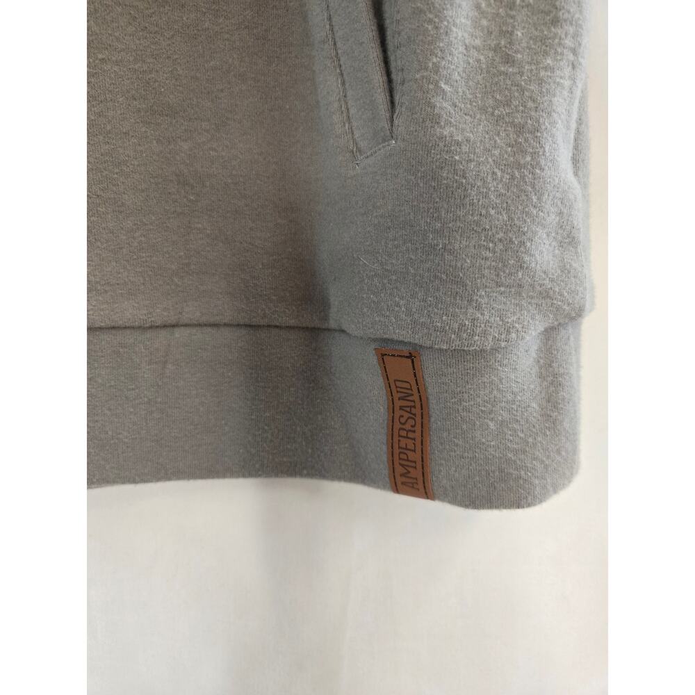 Ampersand Avenue Gray Tie Dye Double Hood Single Zip Hoodie Sweatshirt XS NWT - Picture 6 of 7